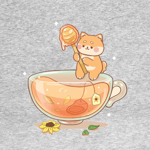 Shiba Honey Tea Cup by blankle